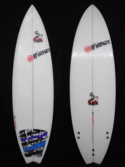  #kng033 中古 Mt Woodgee Surfboards 6'2 KONG
