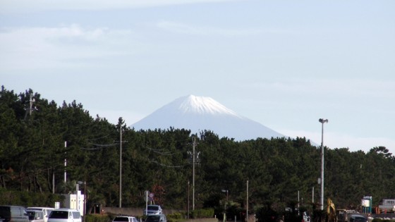 2011/11/12 静波海岸から富士山の眺め